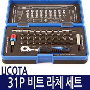 무료배송 리코타 LICOTA 비트 라체 드라이버 세트(31P) TSK-30006
